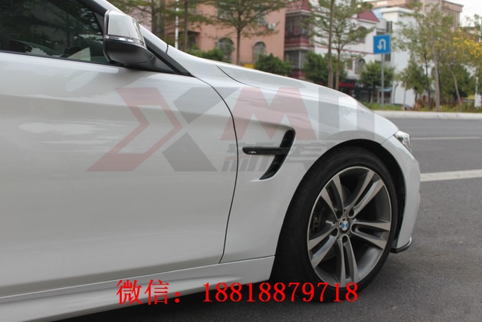 寶馬4系改裝420 428 435改裝M4大小包圍改裝碳纖維后唇尾翼機蓋排氣升級