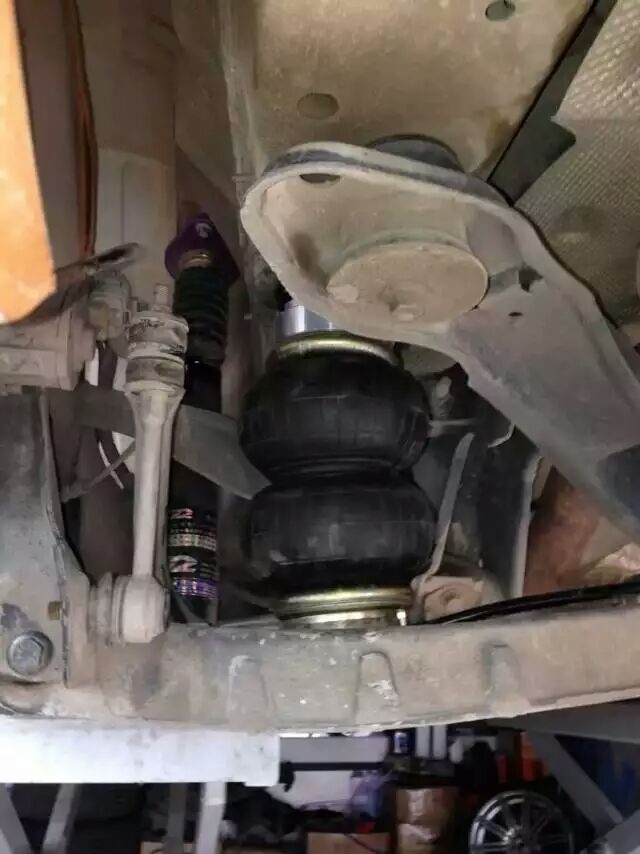 沃爾沃S60 D2絞牙避震升級氣動 完工！