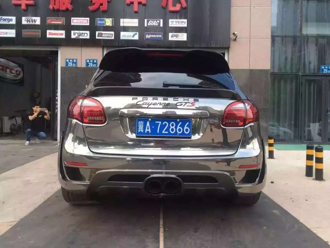 保時捷卡宴958改裝哈曼款大包圍/前杠/后杠/側(cè)裙/輪眉/保時捷改裝