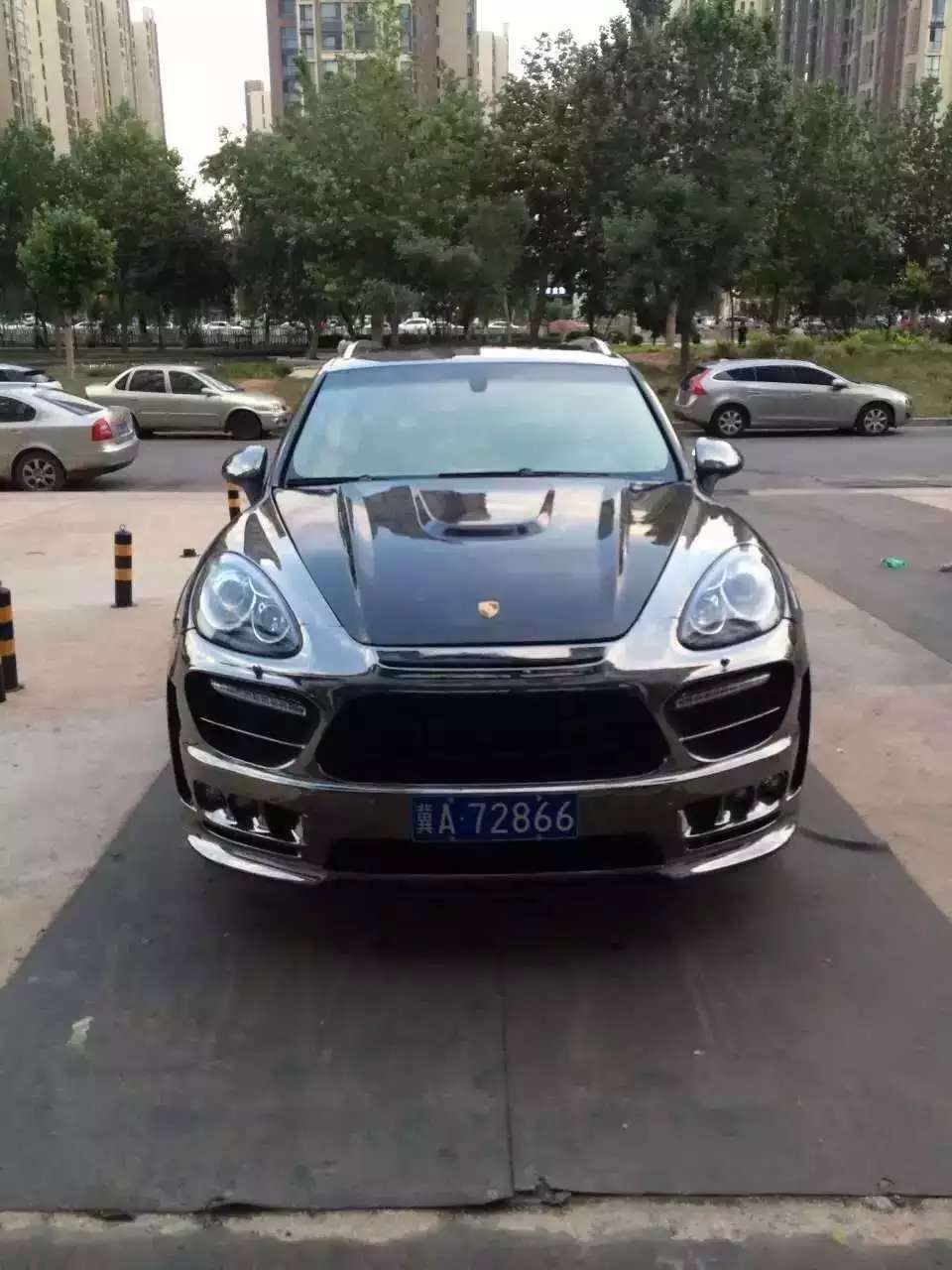 保時捷卡宴958改裝哈曼款大包圍/前杠/后杠/側(cè)裙/輪眉/保時捷改裝