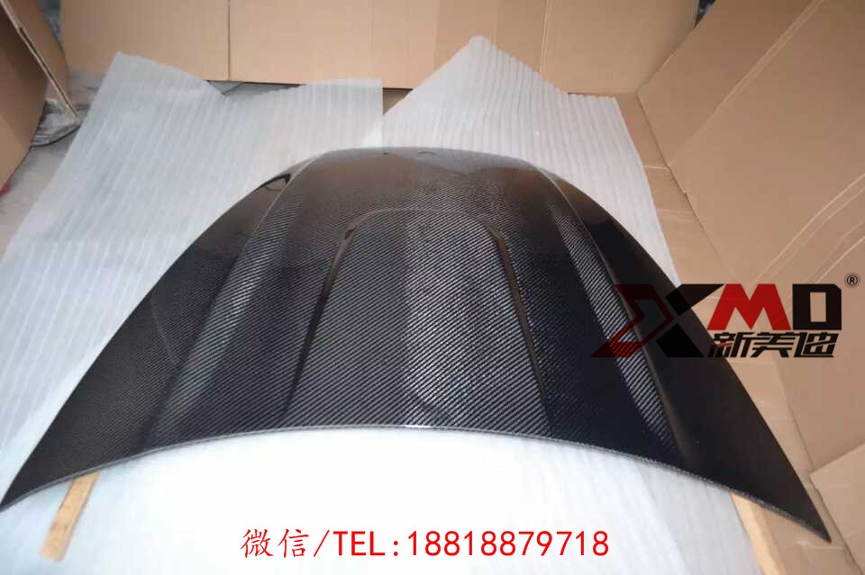 保時捷卡宴新款碳纖維機蓋 卡宴開孔碳纖機蓋