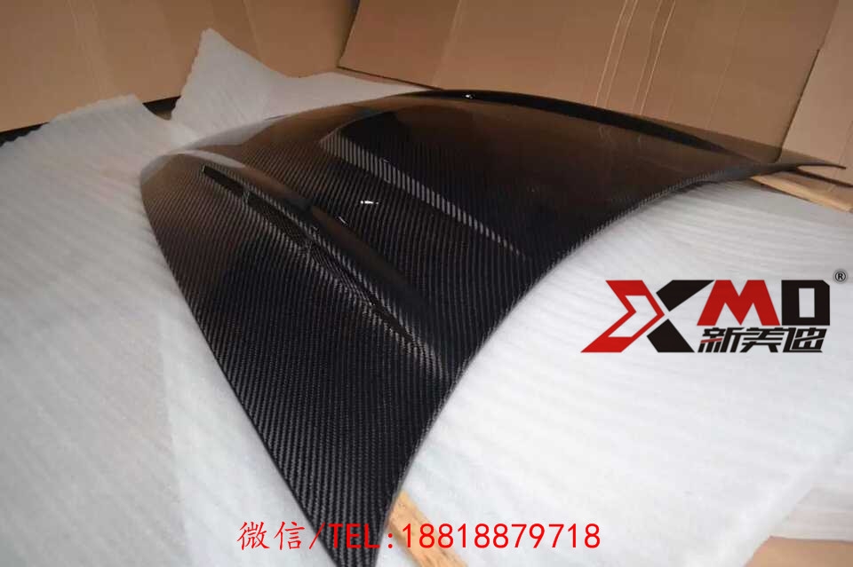 保時捷卡宴新款碳纖維機蓋 卡宴開孔碳纖機蓋