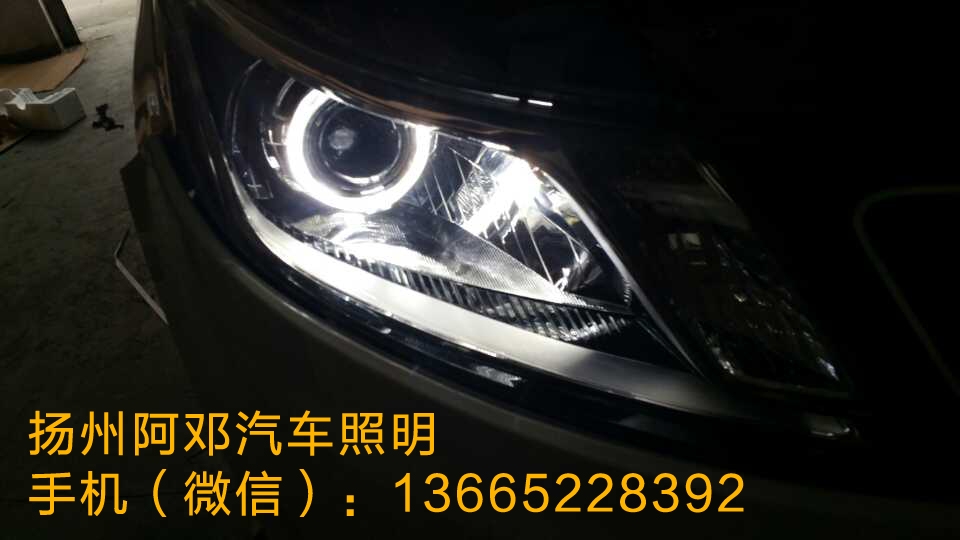 起亞K2改裝Q5透鏡、白色天使眼