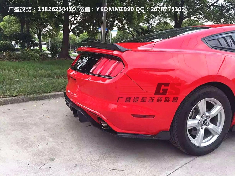 15福特FORD野馬MUSTANG GT改裝HENN碳纖維前唇前鏟后唇尾翼包圍