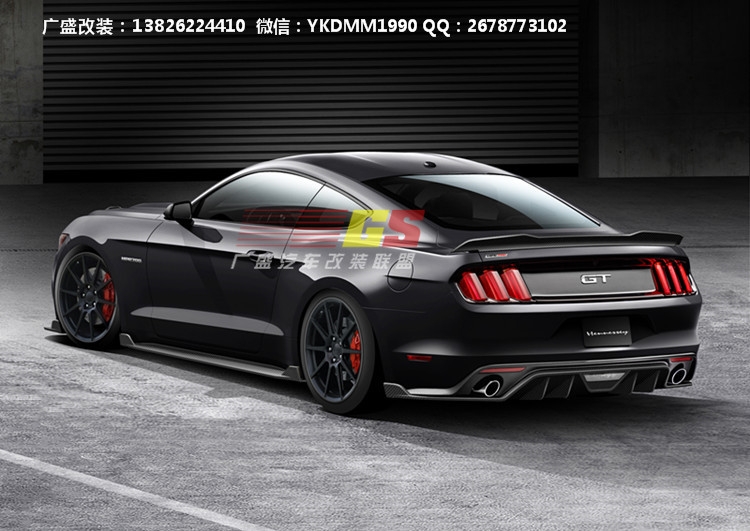 15福特FORD野馬MUSTANG GT改裝HENN碳纖維前唇前鏟后唇尾翼包圍