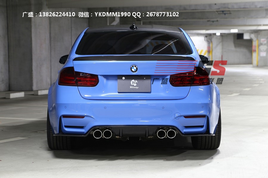 寶馬m4改裝碳纖維后唇 后擾流 包圍 日本3D款包圍 F82 尾翼 后唇