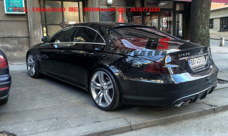 奔馳CLS300/CLS350/W219改裝大包圍 中網(wǎng) 碳纖維后唇尾翼排氣管
