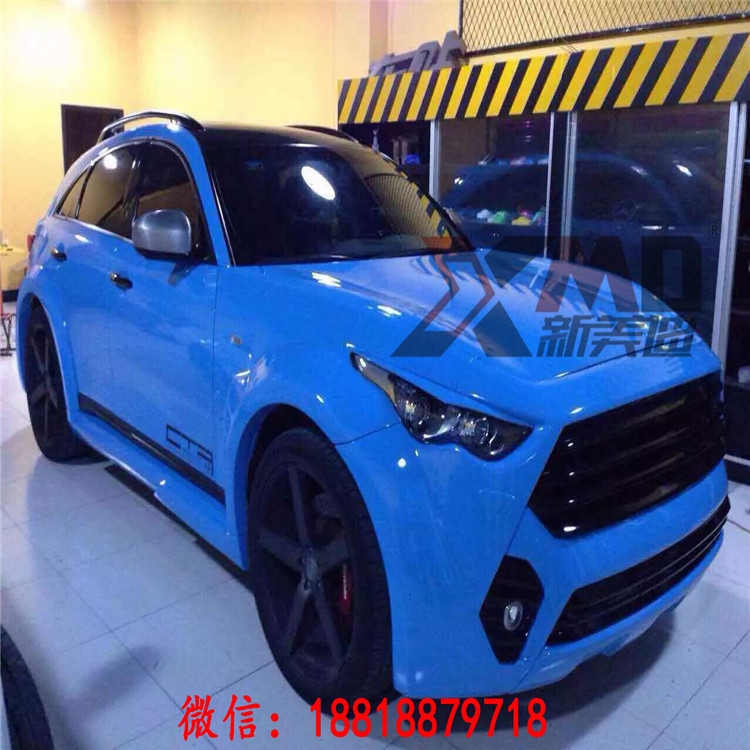 英菲尼迪QX70改裝俄羅斯寬體大包圍排氣管升級改裝碳纖維改裝