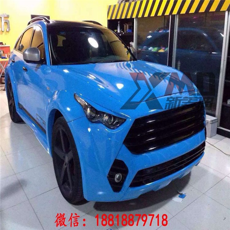 英菲尼迪QX70改裝俄羅斯寬體大包圍排氣管升級改裝碳纖維改裝