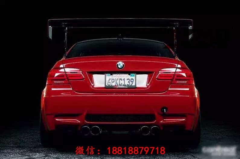 馬3系GT/320i/328i/335i改裝碳纖維后唇前后擾流機(jī)蓋尾翼四出后唇排氣