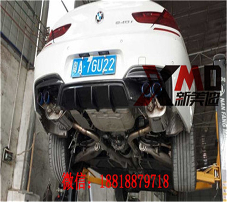 新寶馬6系M6正車裝F12碳纖維performance款后唇包圍改裝配件