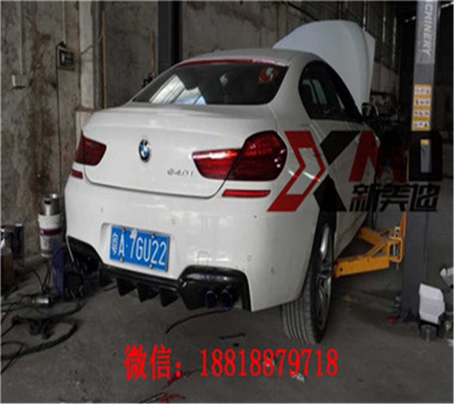新寶馬6系M6正車裝F12碳纖維performance款后唇包圍改裝配件