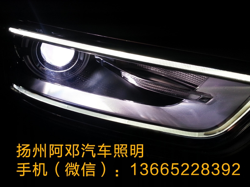 奧迪Q3改裝原廠大燈和尾燈 低配升級(jí)高配
