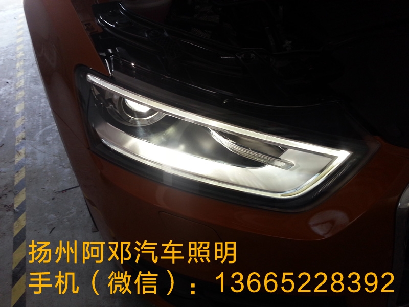 奧迪Q3改裝原廠大燈和尾燈 低配升級(jí)高配