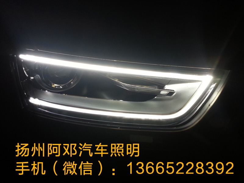 奧迪Q3改裝原廠大燈和尾燈 低配升級(jí)高配