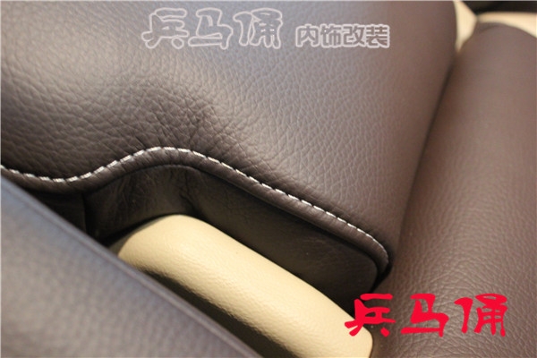 【兵馬俑真皮改裝】淮安汽車真皮改裝包真皮內(nèi)飾改裝