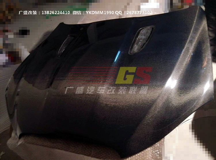 捷豹XF改裝碳纖維機蓋 風口XFRS大包圍碳纖維機蓋前唇后唇尾翼