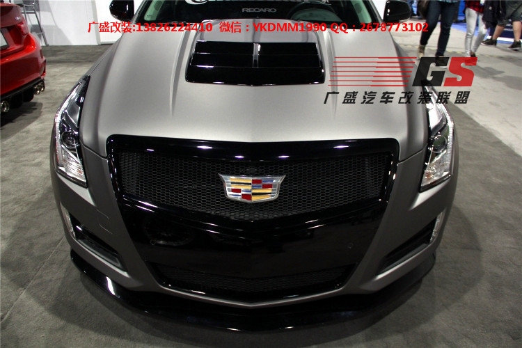 廣盛改裝Cadillac凱迪拉克ATS改裝ZZ Performance碳纖維機(jī)蓋包圍