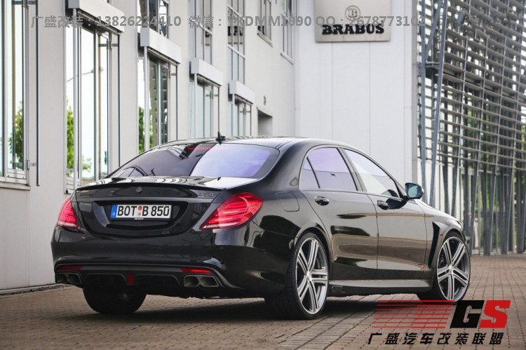 奔馳S級W222 S400 S600改裝BRABUS巴博斯大包圍AMG碳纖維大包圍