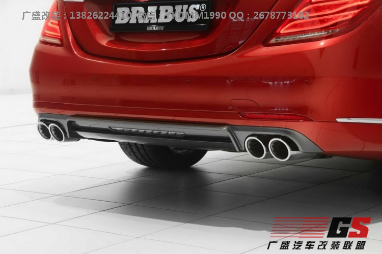 奔馳S級W222 S400 S600改裝BRABUS巴博斯大包圍AMG碳纖維大包圍