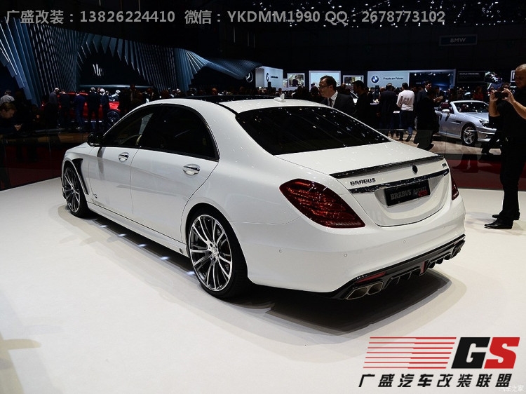 奔馳S級W222 S400 S600改裝BRABUS巴博斯大包圍AMG碳纖維大包圍