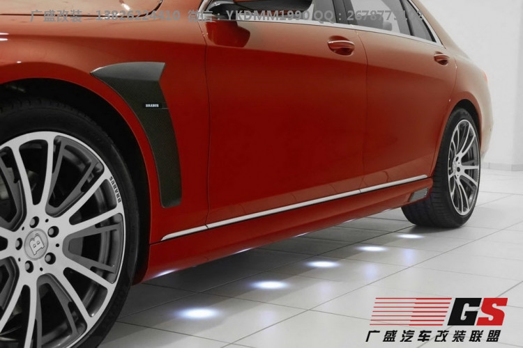 奔馳S級W222 S400 S600改裝BRABUS巴博斯大包圍AMG碳纖維大包圍