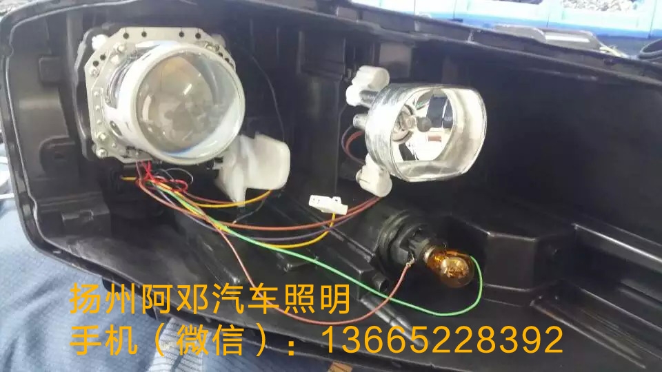 起亞智跑改裝Q5透鏡、紅色惡魔眼、粉色示寬燈