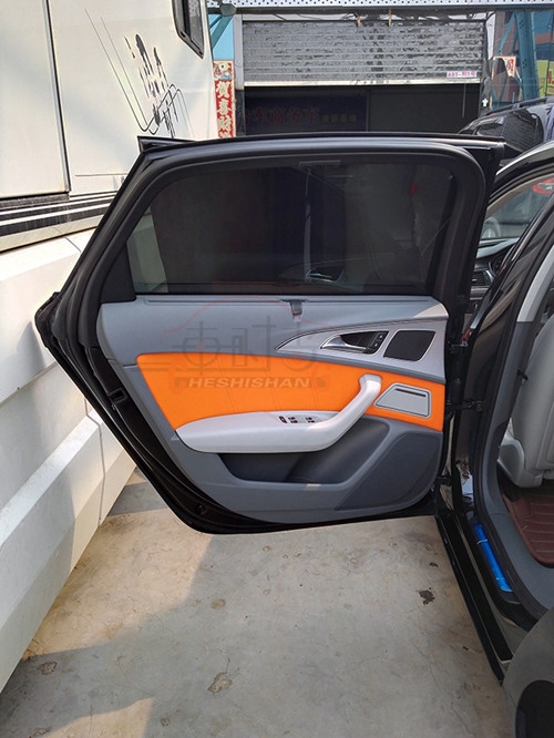 奧迪內(nèi)飾個(gè)性改裝 鄭州車時(shí)尚改裝│轎車內(nèi)飾翻新改色，雙色繚繞又會(huì)展現(xiàn)什么樣的色彩呢？