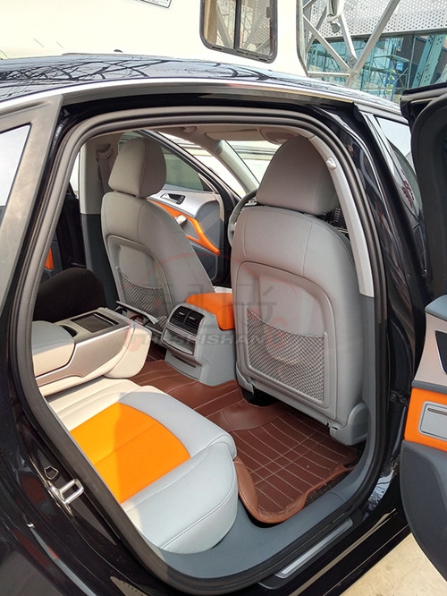 奧迪內(nèi)飾個(gè)性改裝 鄭州車時(shí)尚改裝│轎車內(nèi)飾翻新改色，雙色繚繞又會(huì)展現(xiàn)什么樣的色彩呢？