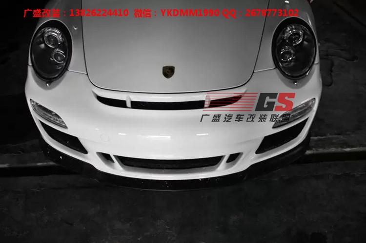Porsche05-11年保時(shí)捷911/997卡雷拉改裝GT3大包圍 尾翼排氣管