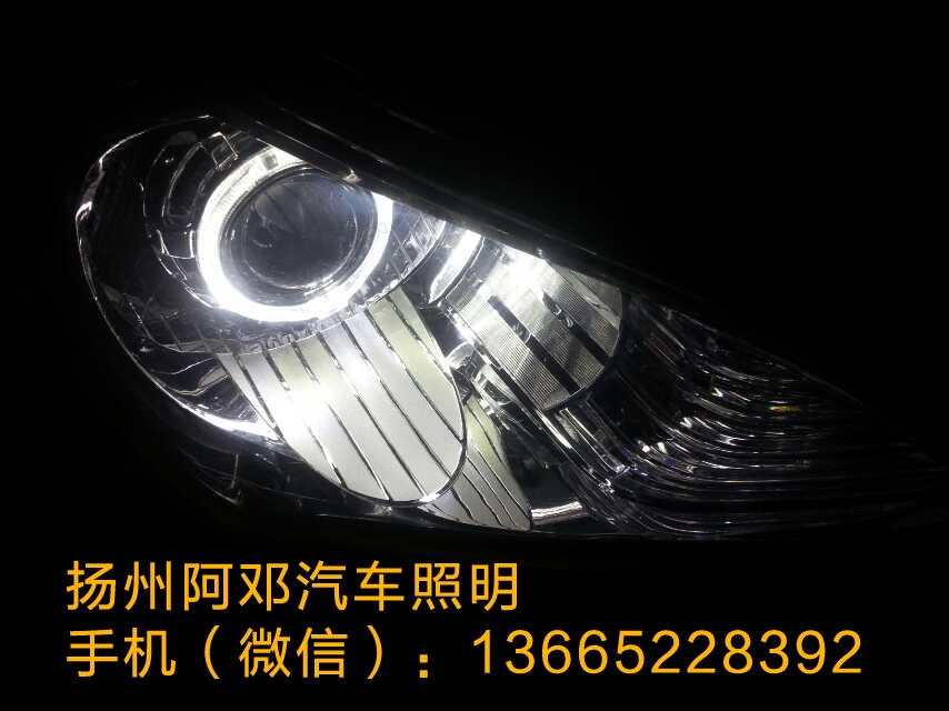 現(xiàn)代瑞納改裝Q5透鏡、天使眼