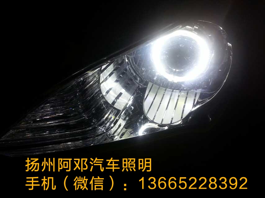 現(xiàn)代瑞納改裝Q5透鏡、天使眼