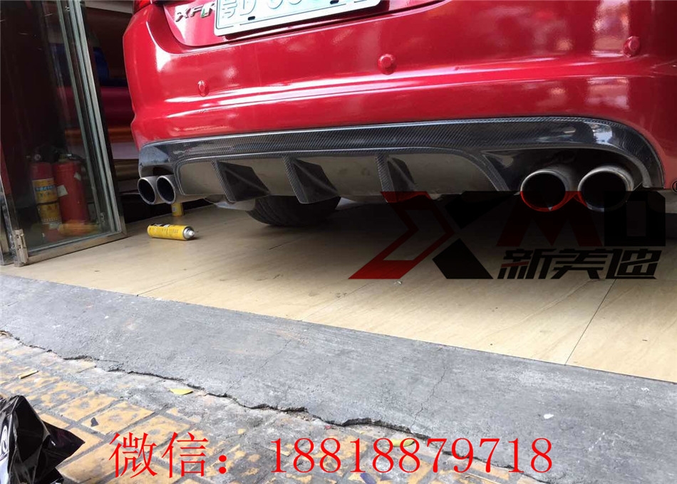 捷豹XF改裝碳纖維后唇后擾流 大包圍內(nèi)飾排氣改裝碳纖維