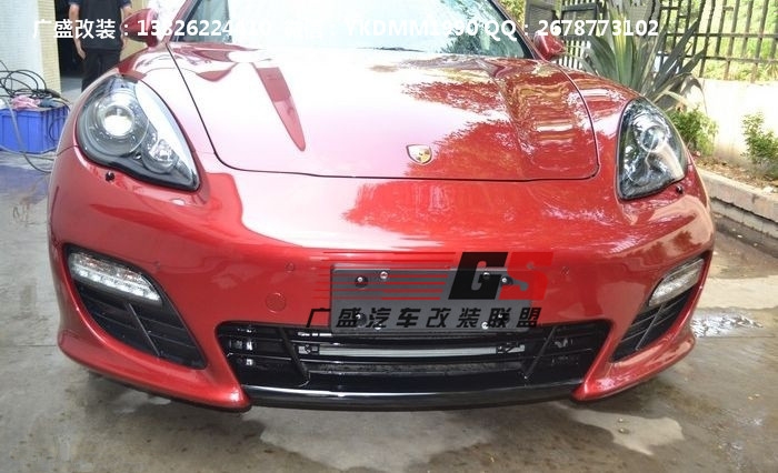 保時(shí)捷Panamera4S/3.6改裝GTS大包圍 保險(xiǎn)杠 尾翼 引擎蓋 排氣管