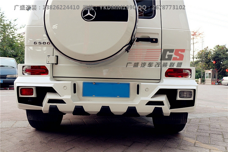 奔馳G級(jí)W463/G500/G63AMG/G65AMG改裝WALD大包圍輪眉機(jī)蓋碳纖尾翼