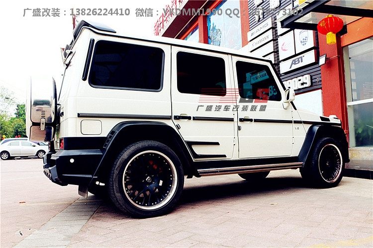 奔馳G級(jí)W463/G500/G63AMG/G65AMG改裝WALD大包圍輪眉機(jī)蓋碳纖尾翼