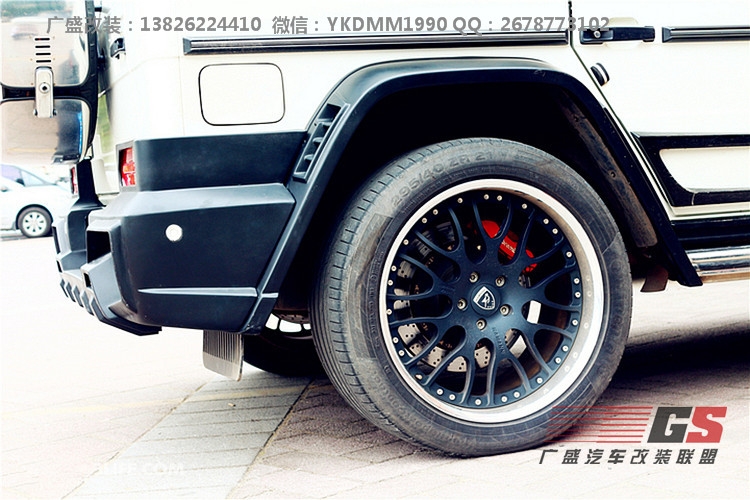 奔馳G級(jí)W463/G500/G63AMG/G65AMG改裝WALD大包圍輪眉機(jī)蓋碳纖尾翼