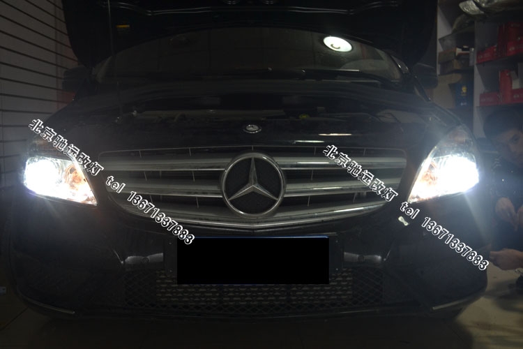 奔馳b180 車燈增亮改裝奧迪Q5小糸透鏡