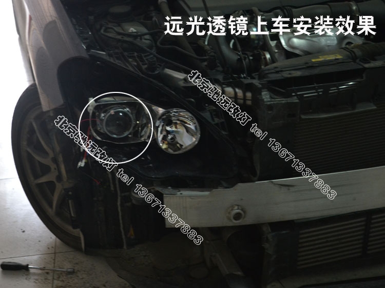 奔馳b180 車燈增亮改裝奧迪Q5小糸透鏡