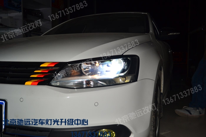 大眾新速騰 車燈改裝增亮 奧迪Q5小糸透鏡