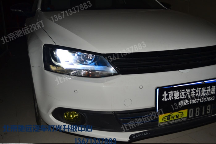 大眾新速騰 車燈改裝增亮 奧迪Q5小糸透鏡