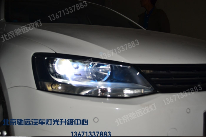 大眾新速騰 車燈改裝增亮 奧迪Q5小糸透鏡