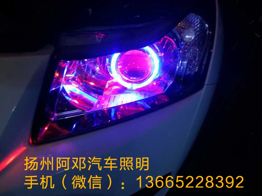 雪佛蘭科魯茲改裝Q5透鏡、天使眼