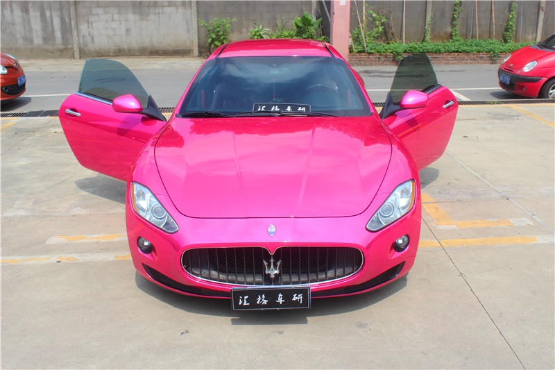 長(zhǎng)沙汽車改裝 瑪莎拉蒂全車電鍍膜改裝換色 日本STM鏡面電鍍膜 最優(yōu)惠實(shí)體店