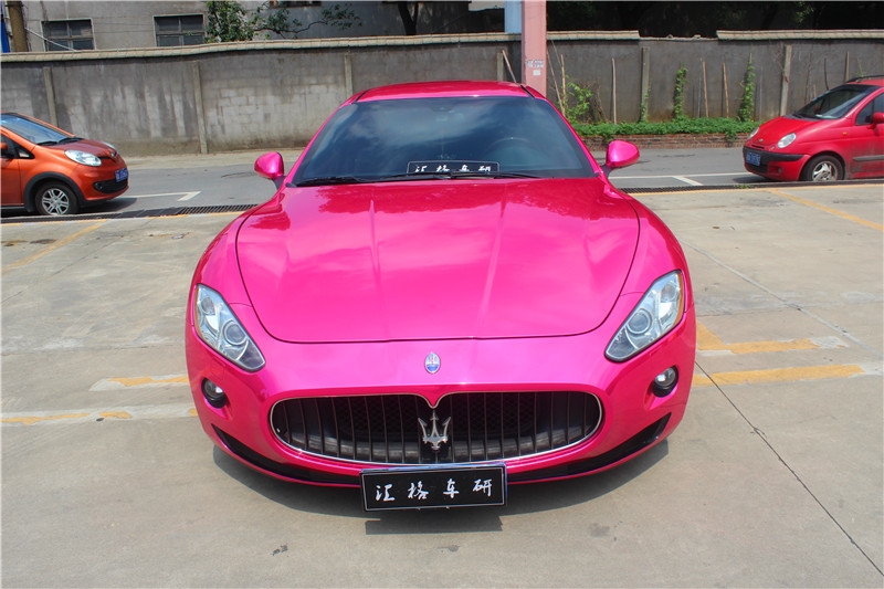 長(zhǎng)沙汽車改裝 瑪莎拉蒂全車電鍍膜改裝換色 日本STM鏡面電鍍膜 最優(yōu)惠實(shí)體店