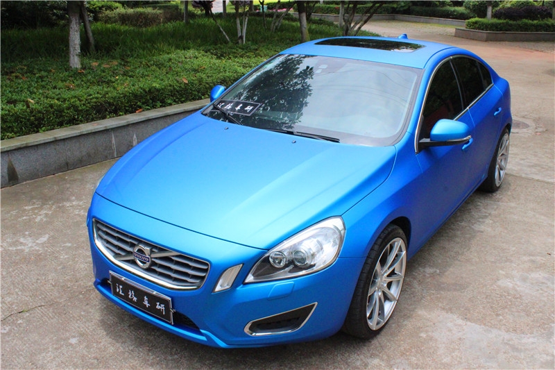 長沙汽車改色膜 沃爾沃S60全車貼美國ARLON雅龍進(jìn)口高檔膜