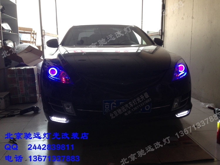 馬自達(dá)睿翼改裝車(chē)燈 奧迪Q5透鏡 雪萊特氙氣燈