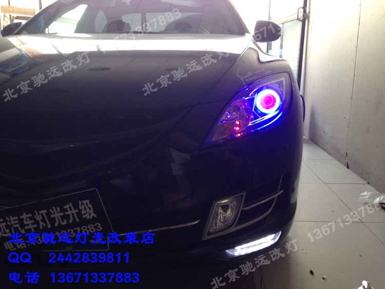 馬自達(dá)睿翼改裝車(chē)燈 奧迪Q5透鏡 雪萊特氙氣燈