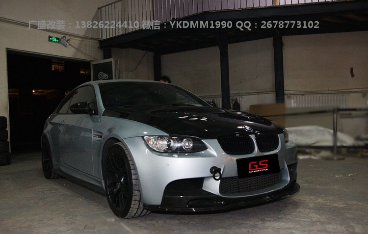 寶馬E92 M3改裝VARIS款碳纖維引擎蓋機(jī)蓋 尾翼大包圍小包圍前后唇