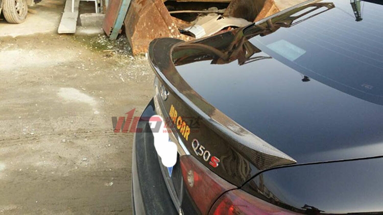英菲尼迪Q50改裝小包圍 Q50前唇改裝 Q50碳纖維包圍改裝